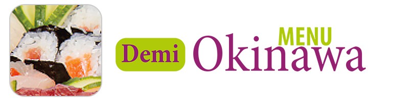 Menu Demi-Okinawa  Soupe, Crudités, Riz | Assortiment de 21 Sashimis, 5 Sushis et 8 California Makis |   29.50 €