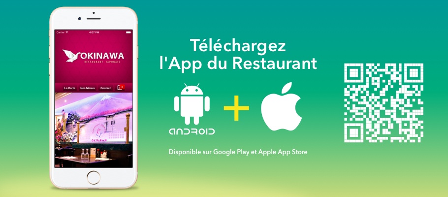 Application iPhone - Restaurant Okinawa